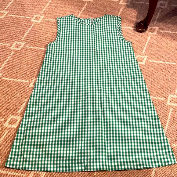 Posh Pickle girls green gingham check shift dress sz 8 - Picture 1 of 5